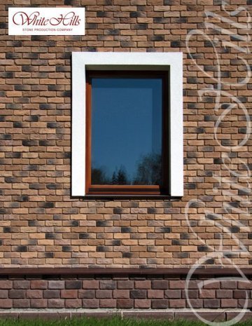 Искусственный камень плоский White Hills Шеффилд 435-40 коричневый рис 2