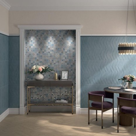Керамическая плитка Kerama Marazzi Онда структура серый матовая 300х600х10мм рядовая плитка 11217R рис 2