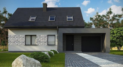 Искусственный камень плоский Eco Stone Юкон 06-08 серый рис 3