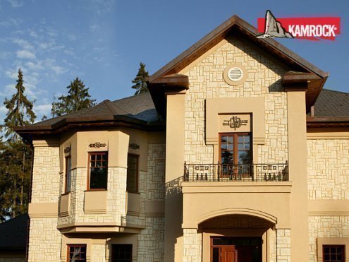 Искусственный камень угловой Kamrock Сказочный город 02632 бежевый рис 2