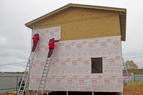 Гидро-ветроизоляция Tyvek Housewrap 50 м х 1,5 м рис 2
