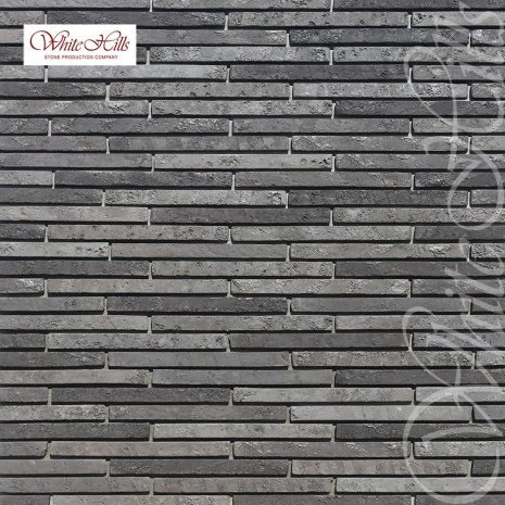 Искусственный камень плоский White Hills Бран Брик 698-80 серый рис 1
