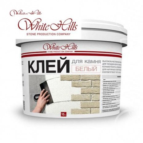 Клей для камня White Hills -, цвет: белый (ведро 15кг), арт. рис 1