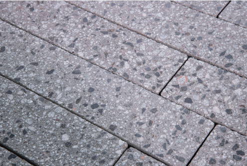 Тротуарная плитка Фабрика Готика Granite Картано Finerro галенит частичный прокрас 300х150х60 мм рис 1