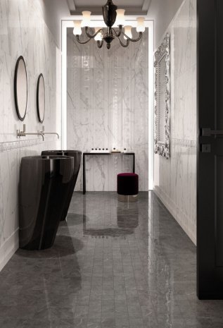Керамогранит Italon CHARME EVO FLOOR PROJECT Statuario naturale/rettificato 600х600х10мм рядовая плитка 610010000778 рис 3