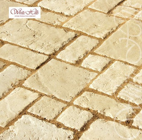 Тротуарная плитка White Hills Стандарт Тиволи S900-14 полный прокрас 150/300/450х150/300х40-42 мм рис 1