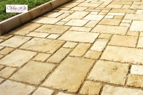 Тротуарная плитка White Hills Стандарт Тиволи S900-14 полный прокрас 150/300/450х150/300х40-42 мм рис 2