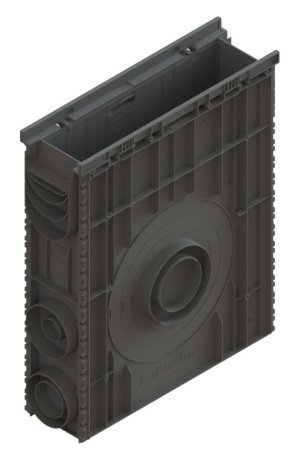 Пескоуловитель сборный пластиковый PolyMax Basic ПУС-10.16.60-ПП, размер: 500х156х600мм, Standartpark, арт.808007 рис 1