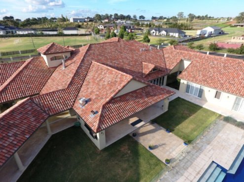 Керамическая черепица рядовая La Escandella Large Mixed Galia Engobe 470х286 мм рис 4