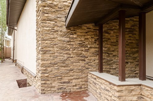 Искусственный камень плоский Leonardo Stone Леонардо 874 коричневый рис 4