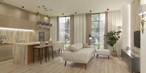 Керамогранит Estima Bernini BR02 полированная 1200х600х10 мм рядовая плитка BR02 рис 2