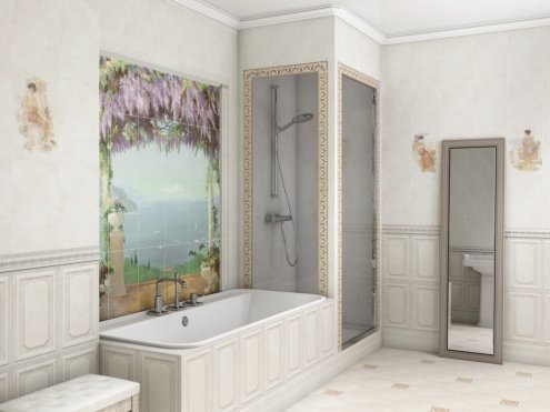 Керамическая плитка Kerama Marazzi Борромео светло-бежевый матовая 250х150х8мм плинтус FMB024 рис 3