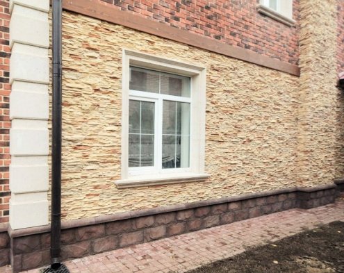 Искусственный камень плоский Eco Stone Бостон 13-05 коричневый рис 2