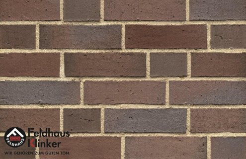 Кирпич клинкерный Feldhaus Klinker Vario М1000 K617NF 240х115х71 lava lacus рельефный рис 1