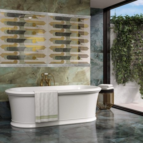 Керамическая плитка Kerama Marazzi Джардини светло-бежевый матовая 400х73х28мм бордюр Багет BLF003R рис 3