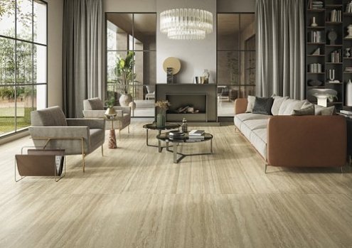 Керамогранит Italon Charme Advance Floor Progect Alabastro White патинированная 600х1200х9 мм рядовая плитка 610015000582 рис 3