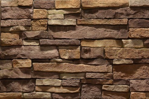 Искусственный камень угловой Eco Stone Колорадо 06-18 коричневый рис 1