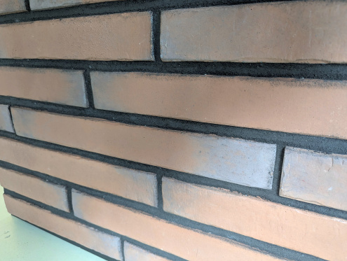 Искусственный камень плоский Lifebrick Лонг 350 красный рис 2