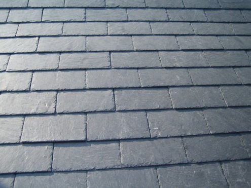 Сланцевая черепица рядовая Samaca Samaca 55 STD серый 400х200 мм рис 1