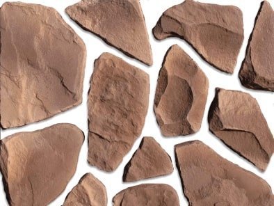 Искусственный камень плоский Betolit Ван 6658 коричневый рис 1