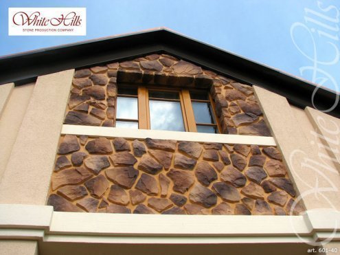 Искусственный камень угловой White Hills Рутланд 601-45 коричневый рис 3