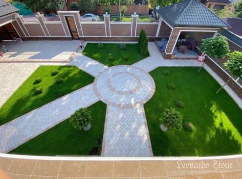 Искусственный камень плоский Leonardo Stone Турин 370/длина 29,3см коричневый рис 6