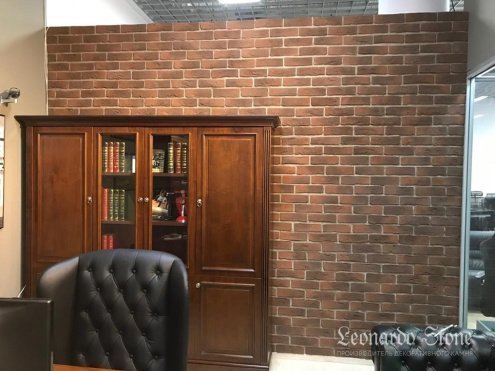 Искусственный камень плоский Leonardo Stone Дижон 443 коричневый рис 4