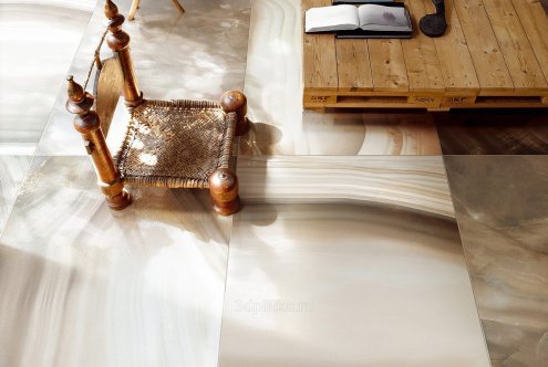 Керамогранит Rex Ceramiche Alabastri Di Rex Bamboo Luc Ret ретифицированная 2400х1200х6мм рядовая плитка 745917 рис 3