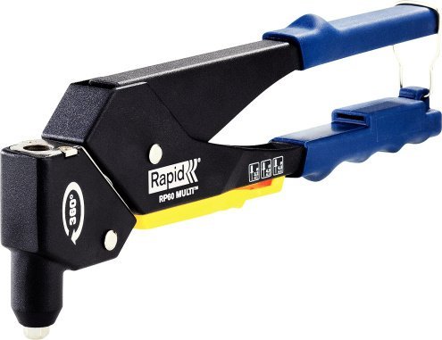 Заклепочник ручной RAPID RP60 MULTI, поворотная головка 360°, в кейсе арт.5001128 рис 7