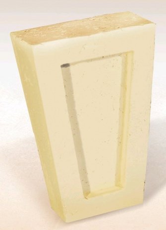 Декоративное изделие из бетона Eco Stone (Эко Стоун) цвет: 11, размер: 250х160х120/90мм, Замковый камень ЗК-02 рис 1