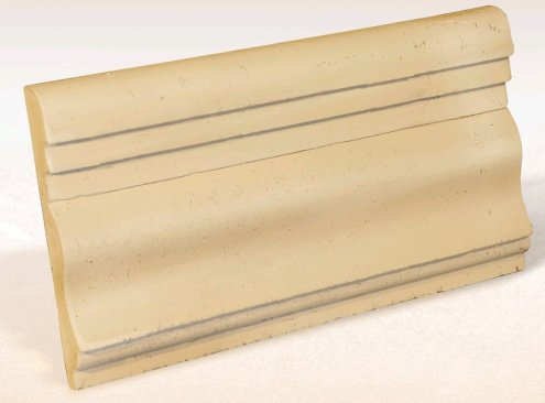 Декоративное изделие из бетона Eco Stone (Эко Стоун) цвет: 11, размер: 500х254х42мм, Карниз К-05 прямой рис 1