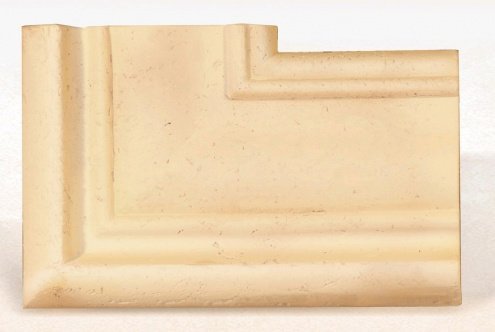 Декоративное изделие из бетона Eco Stone (Эко Стоун) цвет: 00, размер: 300х175х50мм, Наличник Н-01-Л левый рис 1