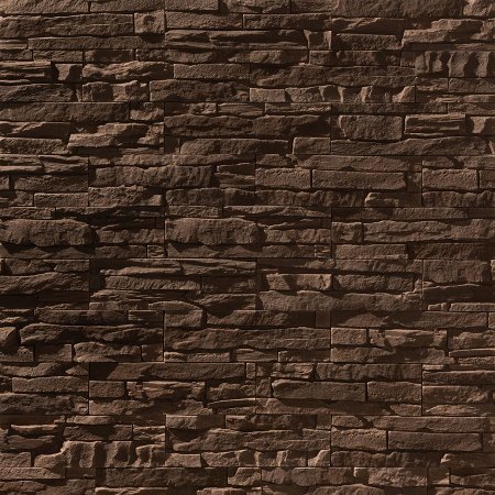 Искусственный камень плоский Leonardo Stone Верона 510 коричневый рис 1