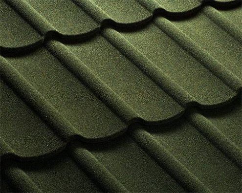 Композитная черепица гонт Gerard Diamant forest green с посыпкой 1335х430 мм рис 1