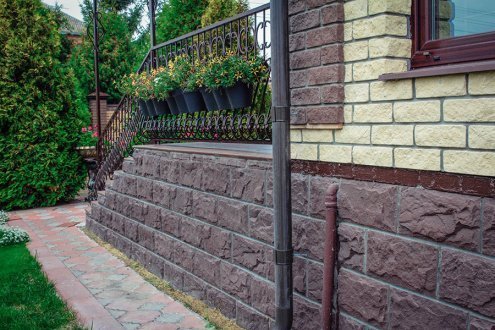 Искусственный камень угловой Leonardo Stone Бретань 709 коричневый рис 4