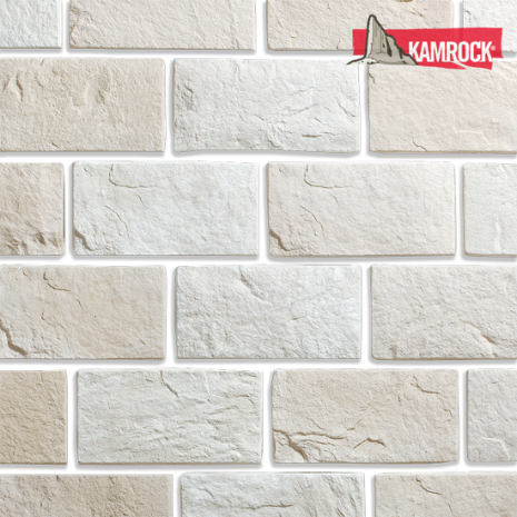 Искусственный камень плоский Kamrock Старая крепость 22030 бежевый рис 1
