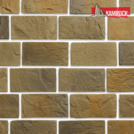Искусственный камень угловой Kamrock Старая крепость 22062 зеленый рис 1