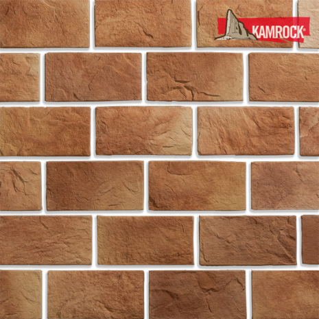 Искусственный камень угловой Kamrock Старая крепость 22072 коричневый рис 1