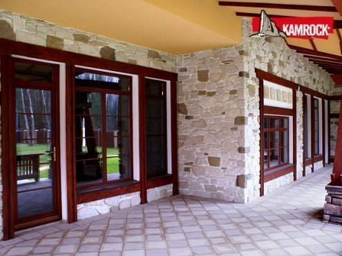 Искусственный камень угловой Kamrock Альпийская деревня 08632 белый рис 3
