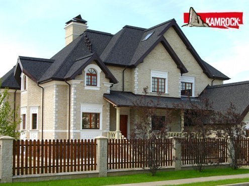Искусственный камень ложковый Kamrock Античный кирпич 32330 бежевый рис 4