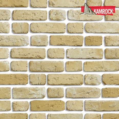 Искусственный камень тычковый Kamrock Античный кирпич 32630 бежевый рис 1