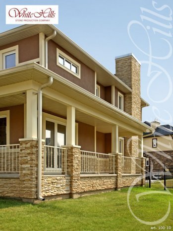 Искусственный камень плоский White Hills Кросс Фелл 100-10 бежевый рис 11