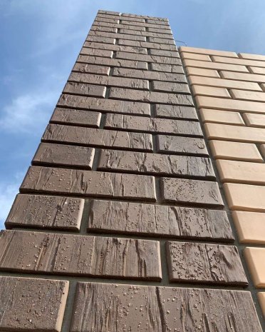 Кирпич керамический ЖКЗ М150-200 темно-коричневый 1 NF скала рис 3