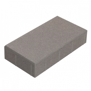 Тротуарная плитка Фабрика Готика Granite Плита Fino галенит частичный прокрас 400х200х80 мм рис 2