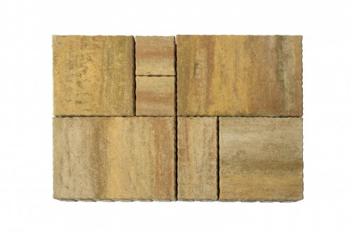 Тротуарная плитка Braer Premium Патио саванна частичный прокрас 210/420/630х210/420х60 мм рис 4
