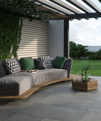 Керамогранит Paradyz Optimal Antracite ретифицированная 900х600х20мм рядовая плитка - рис 2