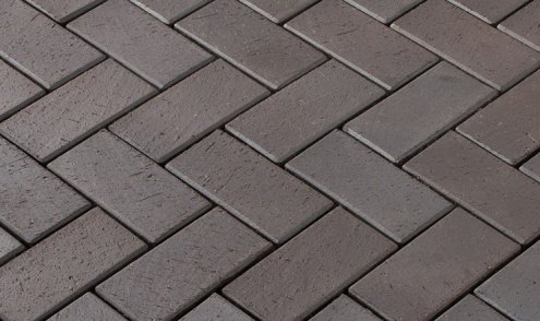 Брусчатка клинкерная Vandersanden Premium Oberlausitz Meissen blue-anthracite полный прокрас 200х100х45 мм рис 1