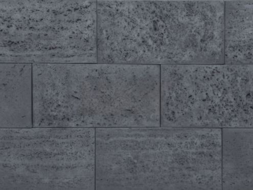Искусственный камень плоский Atlas Stone Бастион 525 черный рис 1
