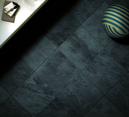 Керамогранит Atlas Concorde Landstone Night LASTRA матовая структурная ректификат 600х600х20 мм рядовая плитка 610010001426 рис 2