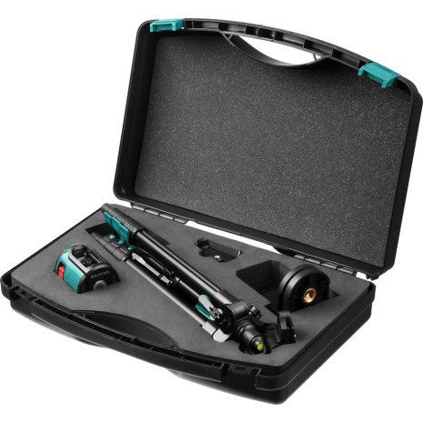 Нивелир лазерный линейный KRAFTOOL CL-20 #4, 20м, IP54, точн. 0,2 мм/м, держатель, штатив, в кейсе арт.34700-4_z01 рис 7